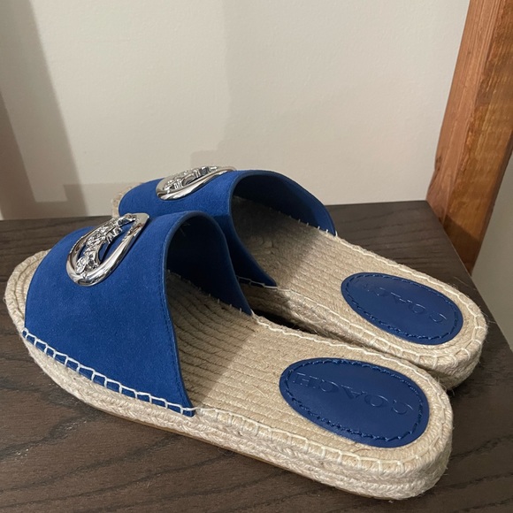 COACH Camille Espadrille Slides Sandal- NEW - Picture 6 of 8